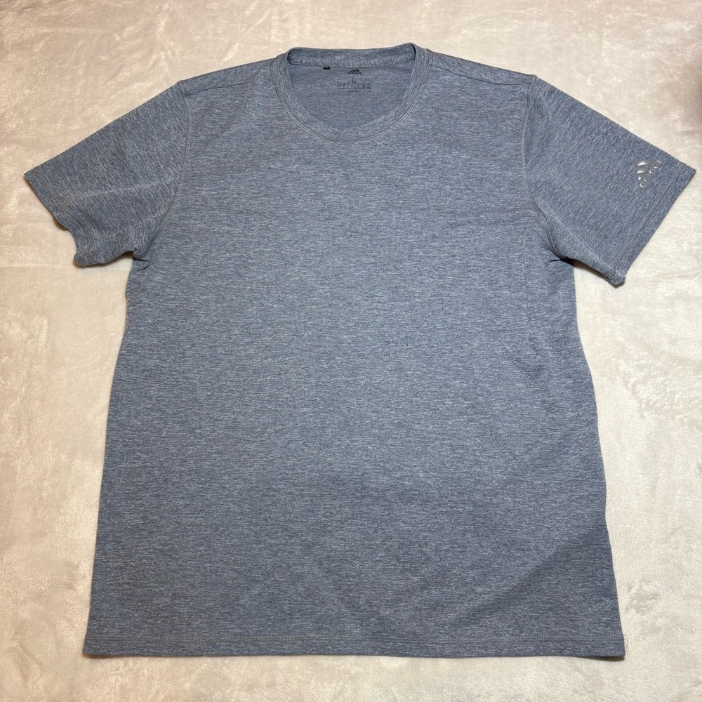 Adidas Mens Shirt Size Large Pullover Crew Neck Short Sleeve